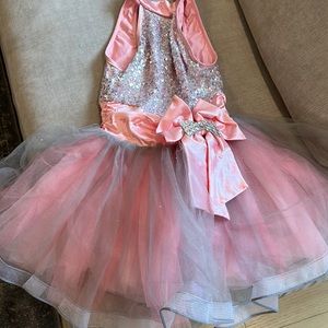 Dance outfit with hair clip